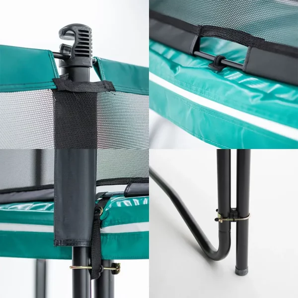 Trampoline rond cadre Ø3.66m toile Ø3.13m Ht 89cm AVEC filet – Image 3