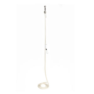Aerial rope Ø36mm lg 7m web rope off white cotton