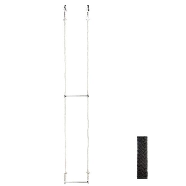 Vertical double trapeze -lg 3.6m (1.60m low + 2m top) - BLACK - Image 2