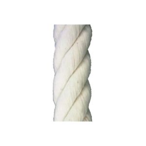 Mètre supplémentaire Cordage coton ecru pour trapèzes Ø24mm par 2 brins le mètre-0