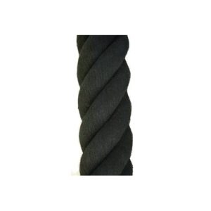 Mètre supplémentaire Cordage coton noir pour trapèzes Ø24mm par 2 brins le mètre-0