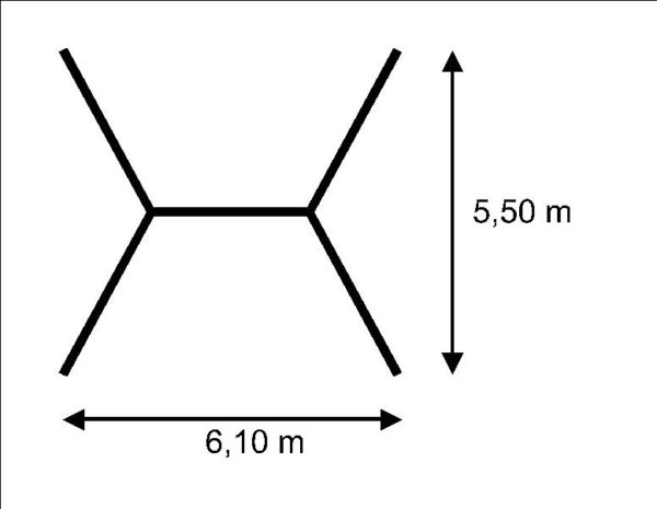 Free standing frame 6.40m x 3.60m - Image 5