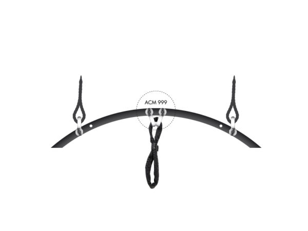 Set of 2 Secur shackles for Aerial hoop - Image 2