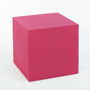 Cube pour trinka 40x40x40cm // ROSE-0