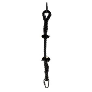 Suspente UNIQUE centrale NOIRE Lg 1m - Coton Ø24mm avec âme acier 4mm-0