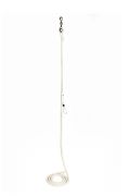 Aerial rope Ø36mm  lg 9m web rope off white cotton + strap(0.02m3)