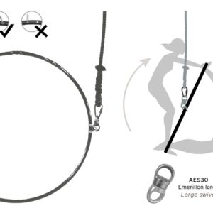 Cerceau Aerien 100cm ext multipoint Looping - tube Ø25mm-0