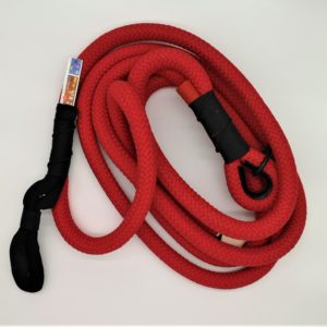 Aerial rope Ø36mm lg 9m web rope RED  cotton + strap(0.02m3)