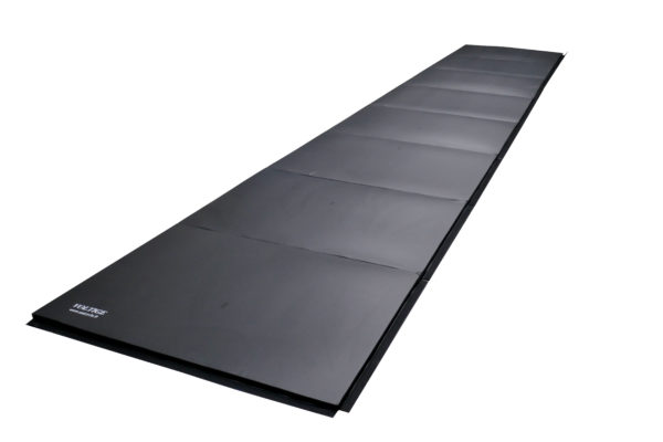 Folding mats lenght 6m x 2m x 5,5cm thick  BLACK  PE 28kg/m3
