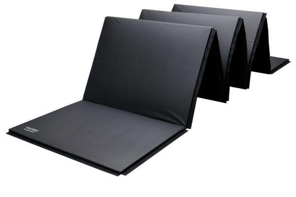 Folding mats lenght 6m x 2m x 5,5cm thick  BLACK  PE 28kg/m3 - Image 2