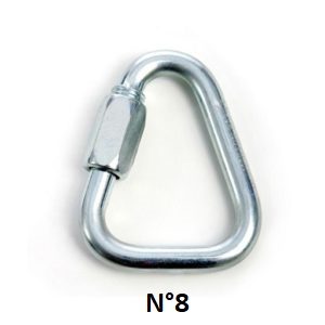 Maillon Rapide Delta N°8 Inox